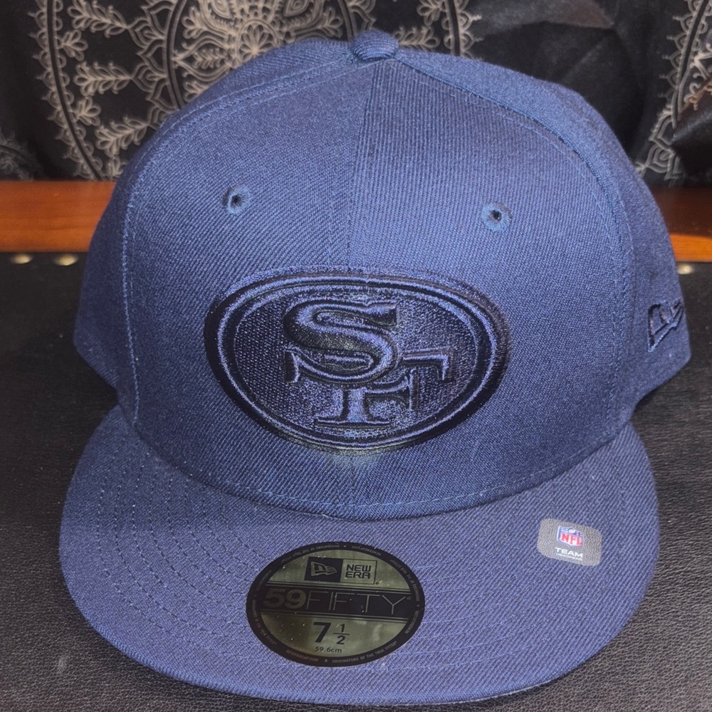 New Era Blue SF Logo Cap
